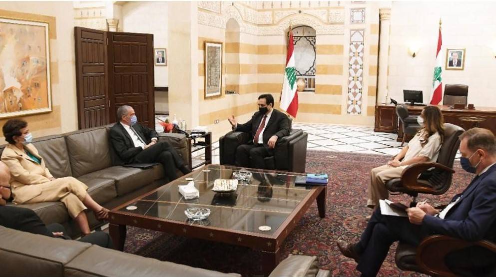 دياب استقبل طراف ورشدي وكومار جاه بحضور عكر