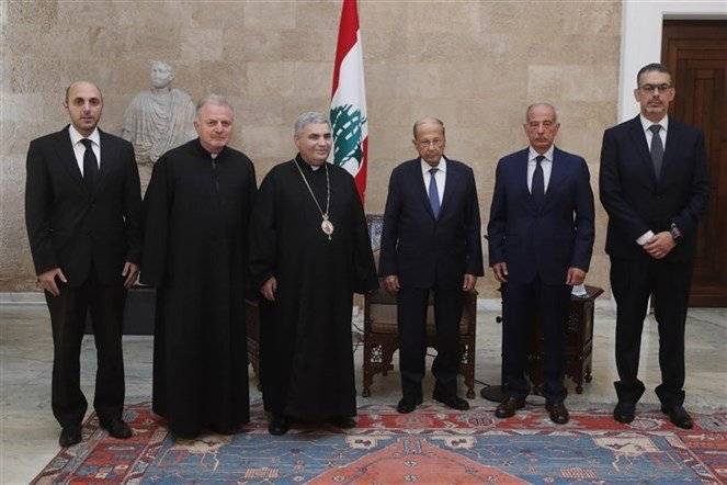 رئيس الجمهورية عزى طائفة الأرمن الكاثوليك بوفاة الكاثوليكوس كريكور بدروس العشرين