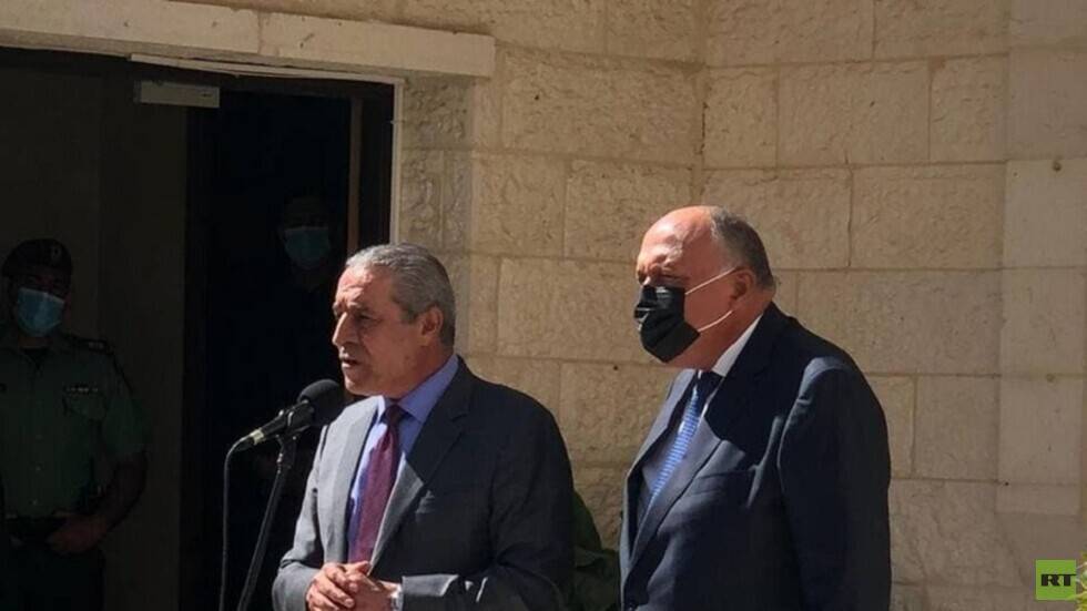 الشيخ وشكري يشددان على ضرورة إيجاد الأفق السياسي الملائم للتوصل إلى إقامة الدولة الفلسطينية