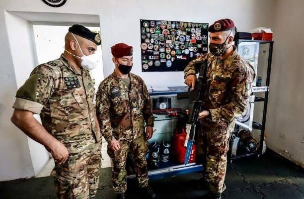 القوات الإيطالية تدرب الجيش اللبناني على أسلوب القتال العسكري