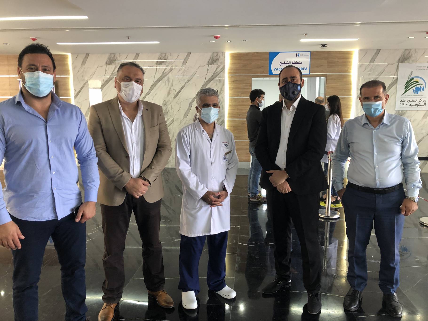 رئيس مصلحة الصحة جنوبا جال على مركز التلقيح في مستشفى حيرام