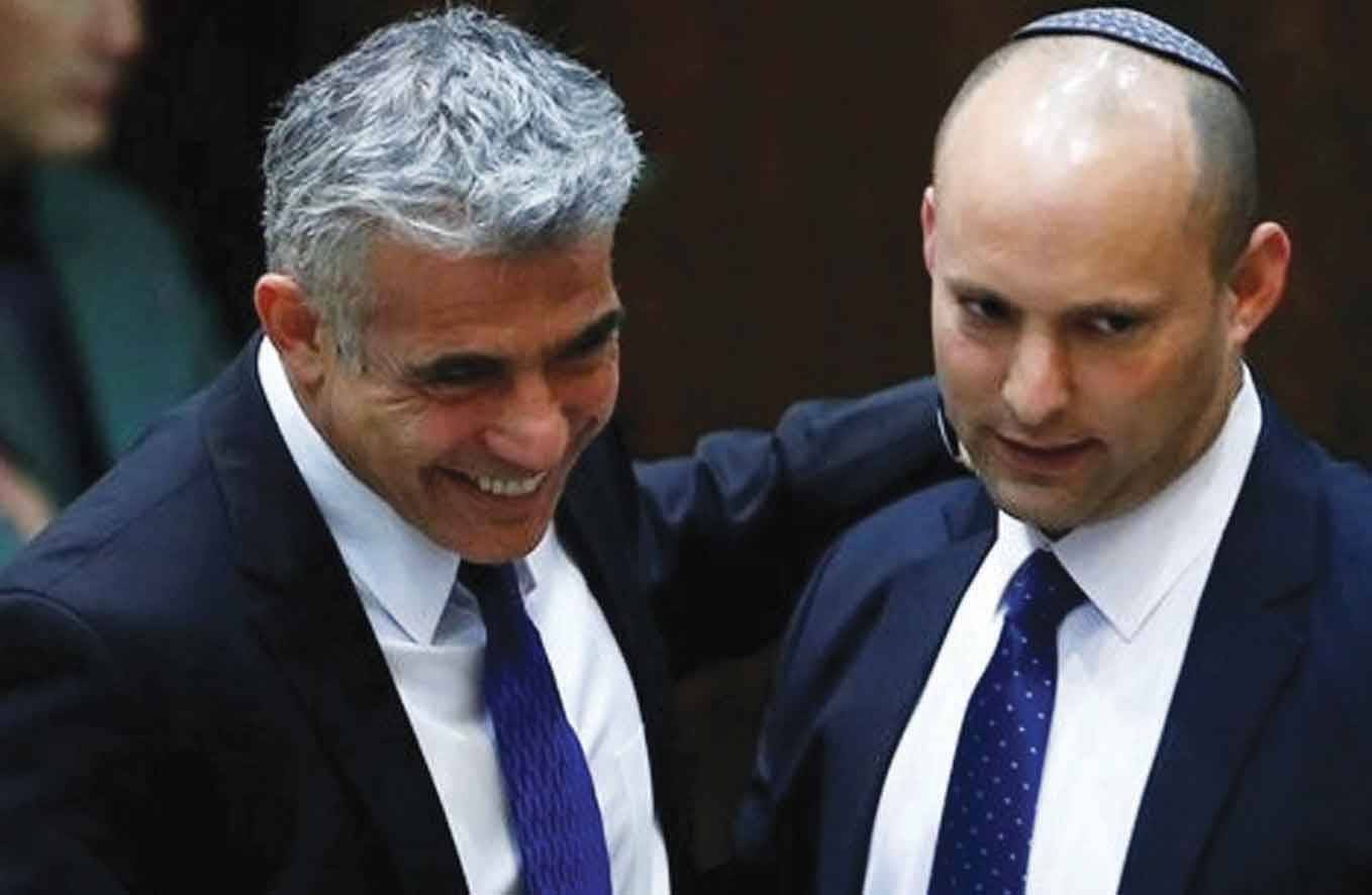 بينيت ولابيد يتفقان على حكومة تناوب