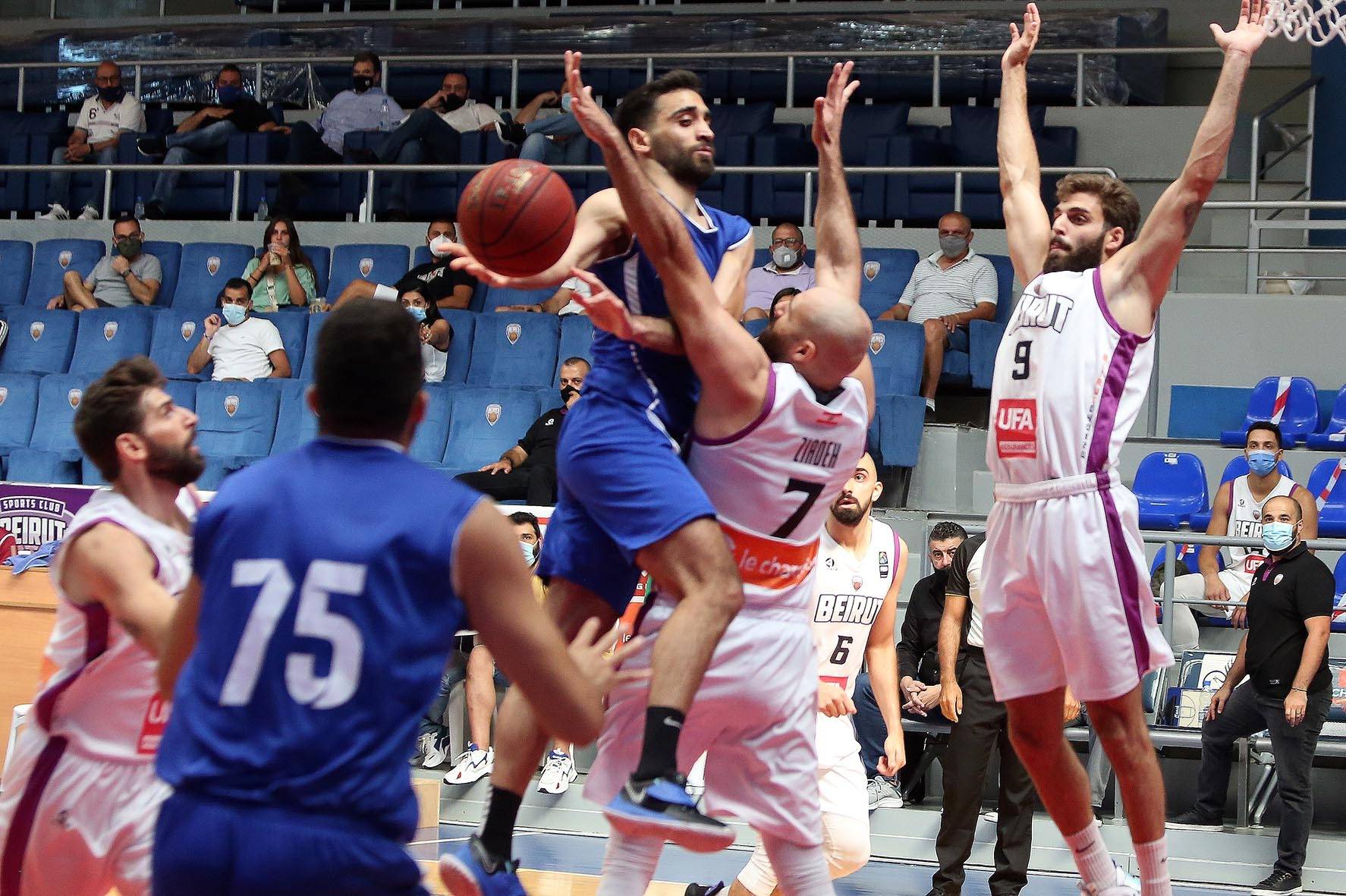 فوز ثمين للشانفيل على بيروت (78-69)