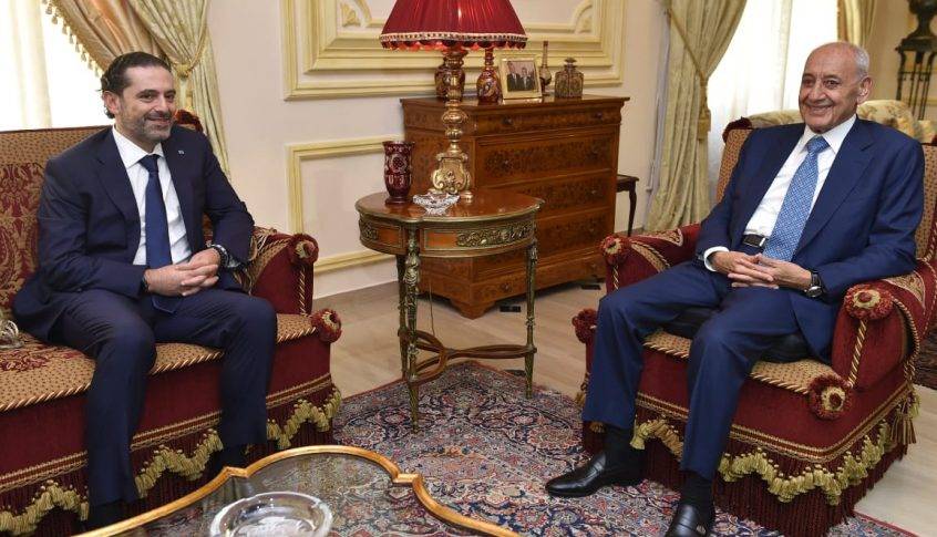 لقاء "ايجابي" بين بري والحريري في عين التينة