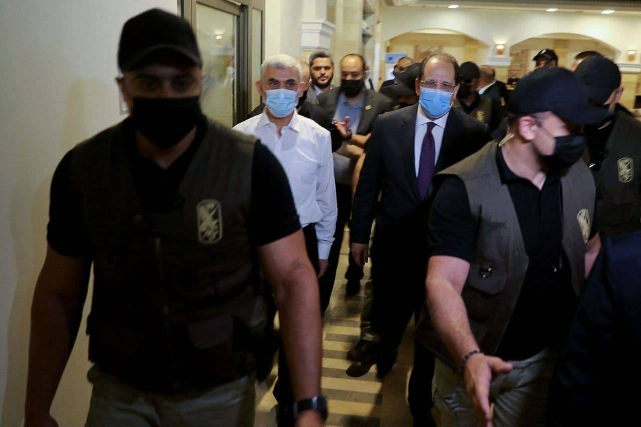الوفد الأمني المصري برئاسة عباس كامل يصل لفندق "المشتل" لعقد اجتماع مع الفصائل الفلسطينية بغزة