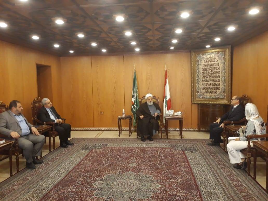 الخطيب استقبل سفير النمسا ووفد صرخة المودعين