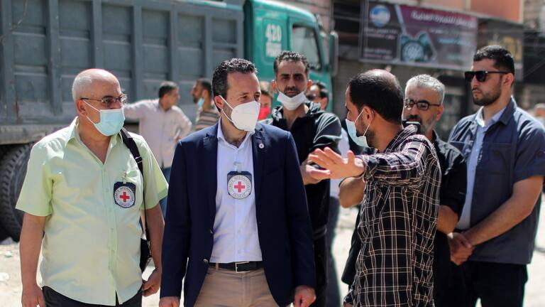 المدير العام للصليب الأحمر يصل قطاع غزة