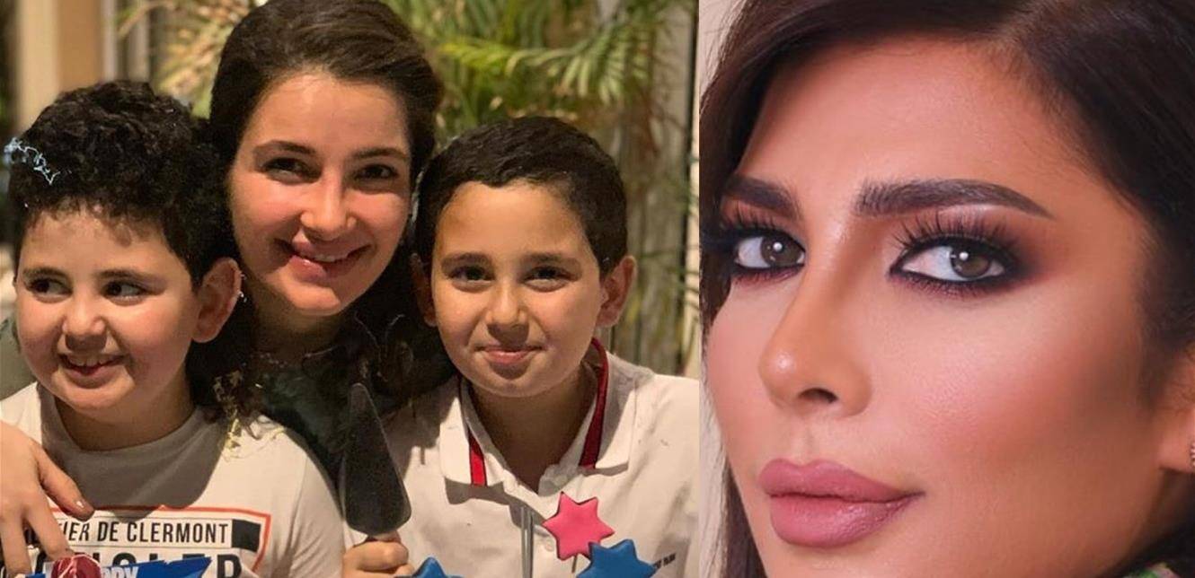 طليق أصالة يحتفل بميلاد توأمه ورسالة من الاخيرة (فيديو)