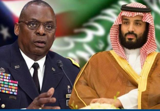 وزير الدفاع الأميركي عرض مع ولي العهد السعودي الأمن الاقليمي وحرب اليمن