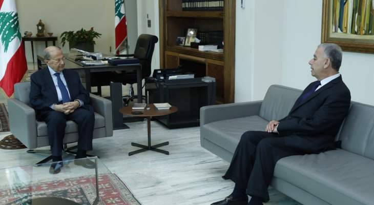 عون التقى رئيس جمعية اعضاء جوقة الشرف