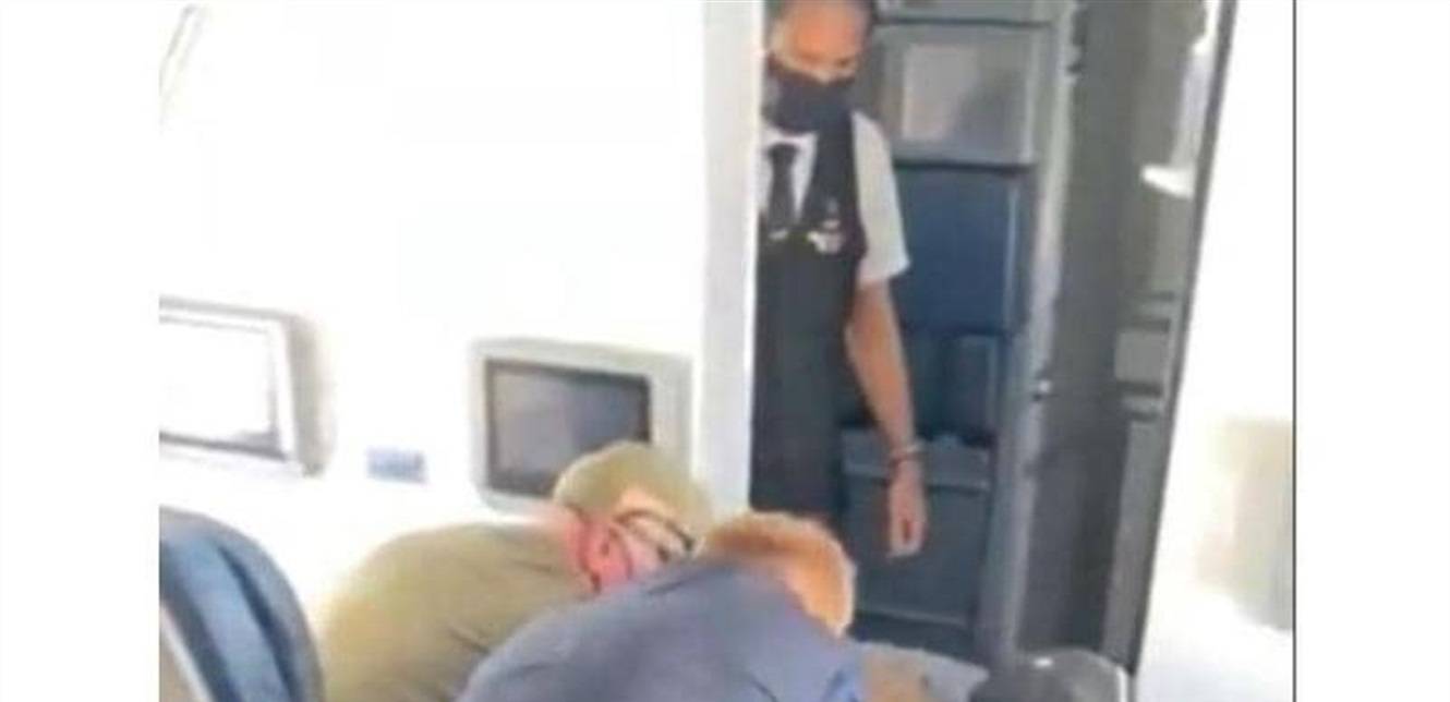 تجربة مرعبة في الجو... فيديو يفضح "المسافر المجنون"