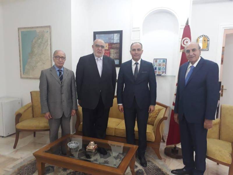 حمدان شكر سفير تونس دعم بلاده للبنان