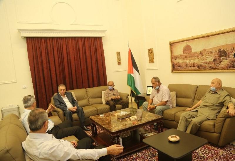 دبور التقى هيئة العسكريين المتقاعدين الفلسطينية
