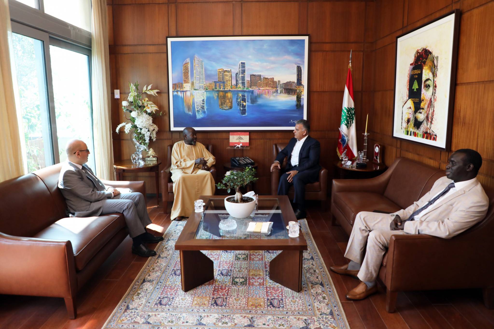 اللواء ابراهيم استقبل السفير السنغالي في لبنان