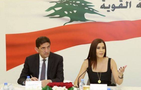 ستريدا جعجع واسحق ردا على رئيس بلدية بقاعصفرين