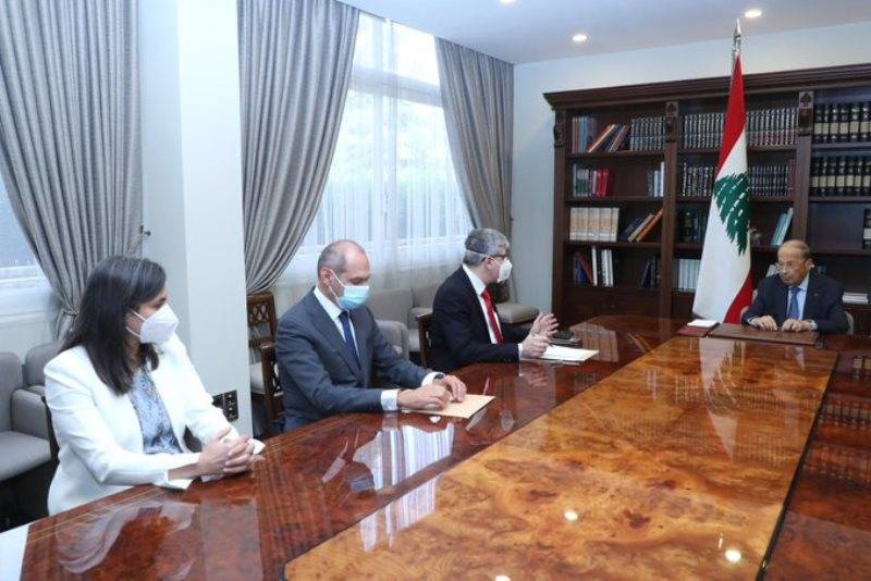 عون اطلع على آلية إنهاء العام الدراسي...