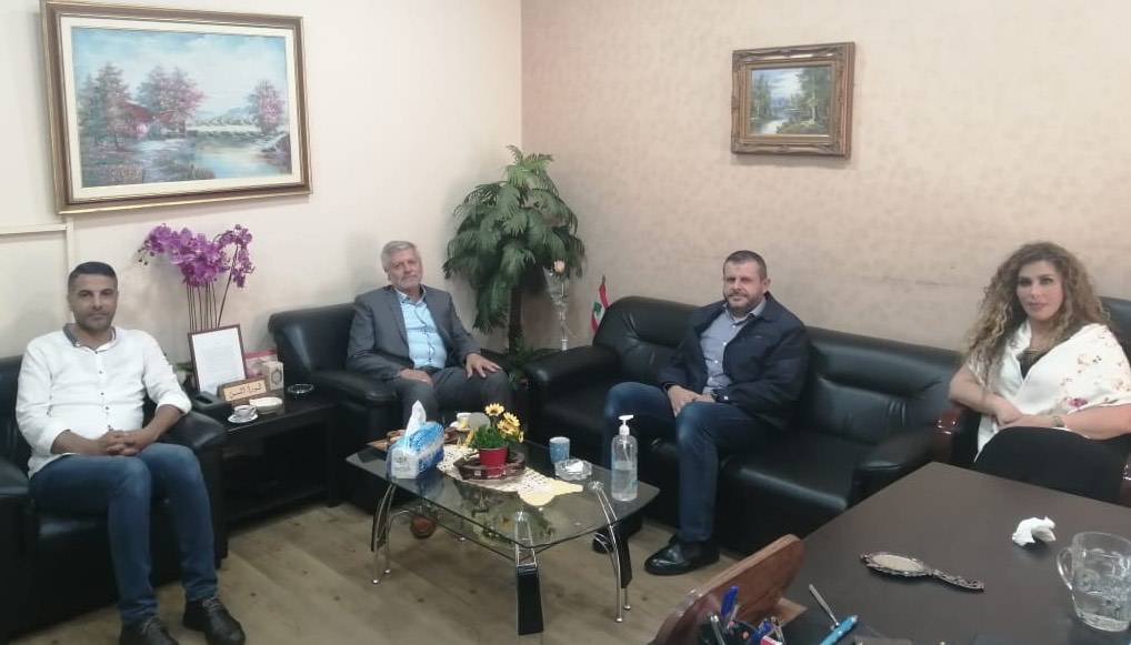 الحزب واصل جولته على المؤسسات الرسمية في الجنوب