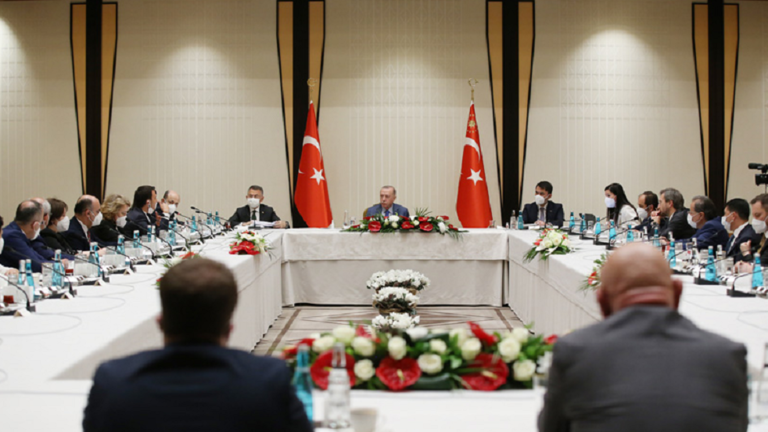 أردوغان يعقد اجتماعا حول مكافحة 