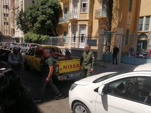 استمرار حملة إزالة التعديات في بيروت
