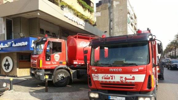 حريق في غريفة الشوف لا يزال مشتعلا منذ الامس