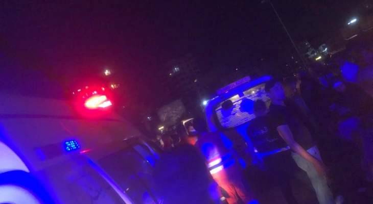 جريحة جراء حادث مروري عند الكورنيش البحري لصيدا