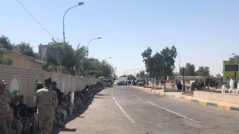 انتشار كثيف حول مرقد أبي حنيفة النعمان في بغداد
