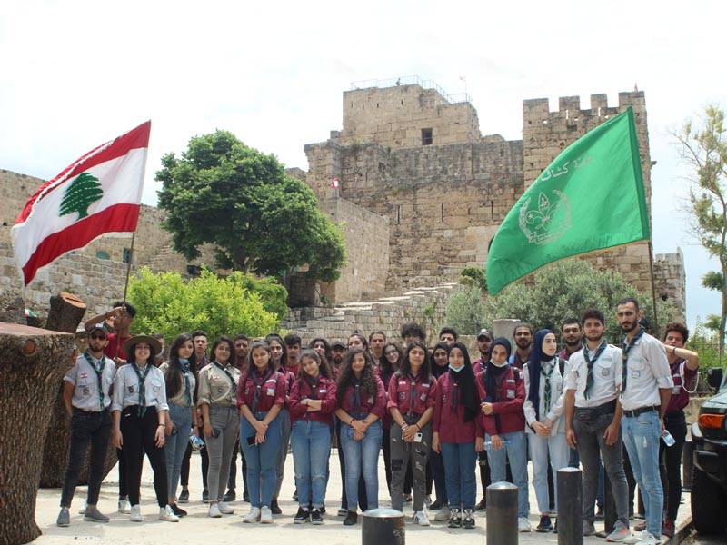 جولة لكشافة البيئة على المعالم الاثرية في جبيل
