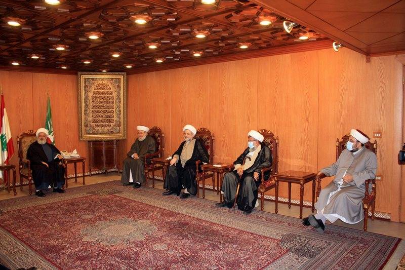 الخطيب استقبل وفد تجمع العلماء المسلمين