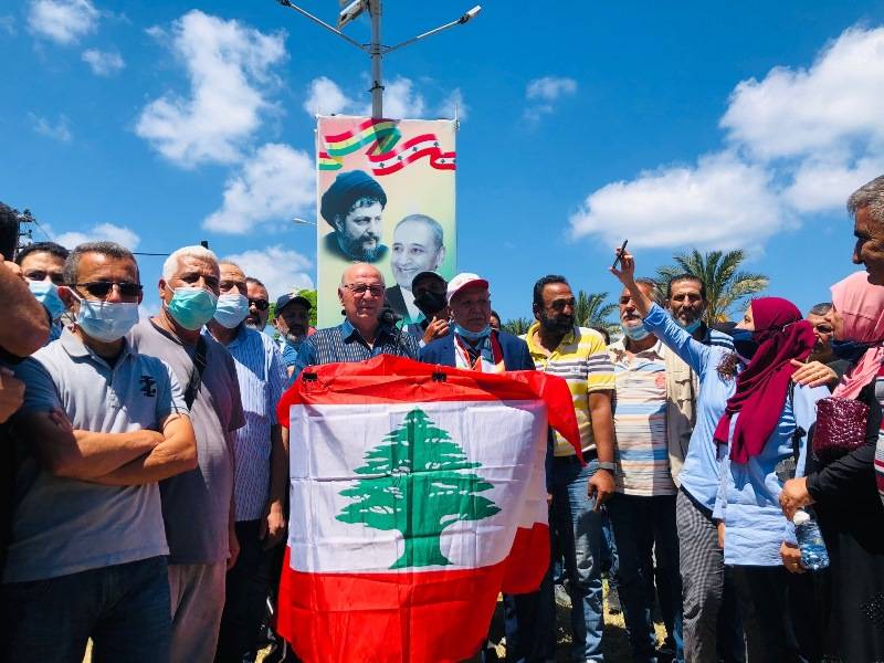 اعتصام في صور وكلمات حذرت من غضب العمال