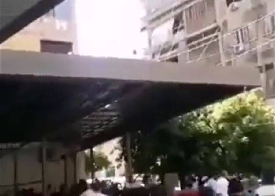 اشكالات محطات البنزين تابع... اطلاق نار في منطقة قصقص!
