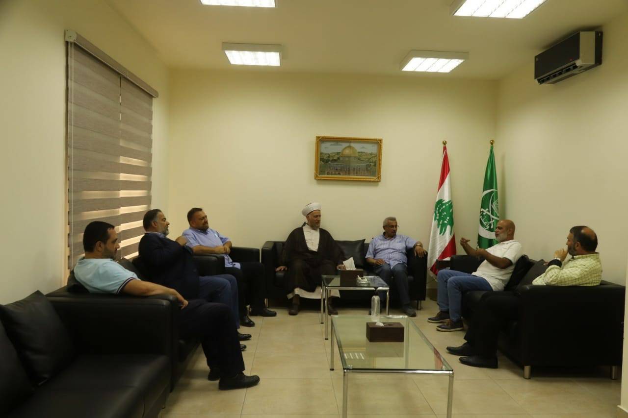 لقاء بين قيادتي الجماعة الإسلامية والتنظيم الشعبي في صيدا