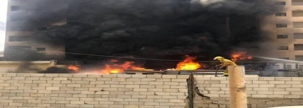 حريق كبير في منطقة الروشة