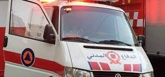 جريحة في حادث سير على طريق درعون