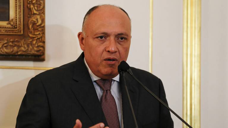 وزير الخارجية المصري يؤكد دعم بلاده لسيادة ليبيا