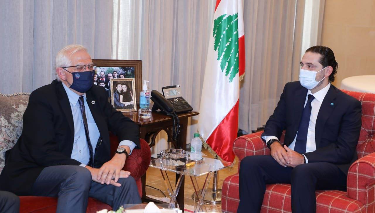 آخر المستجدات السياسية بين الحريري وبوريل