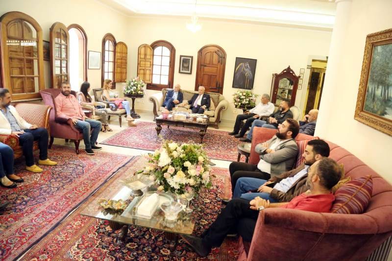 نقيب مهندسي الشمال الجديد استقبل المهنئين