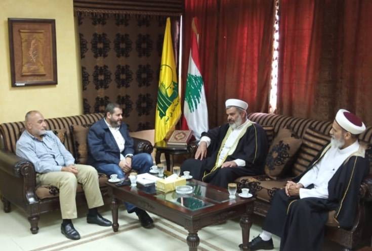 الشيخ ضاهر عرض مع وفد جمعية نور اليقين لسبل التعاون