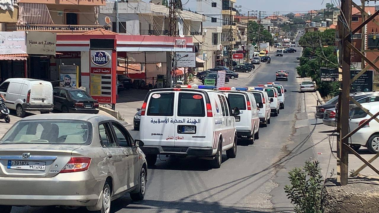 نقل جثامين فاطمة وبناتها الى مستشفى حرب