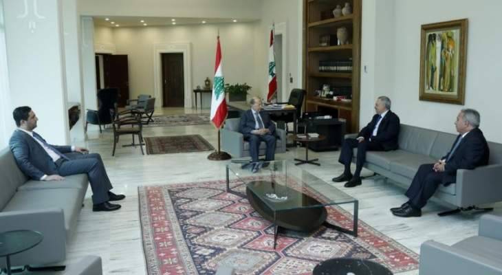 الرئيس عون عرض الأوضاع الحكومية والتطورات السياسية الأخيرة مع إرسلان