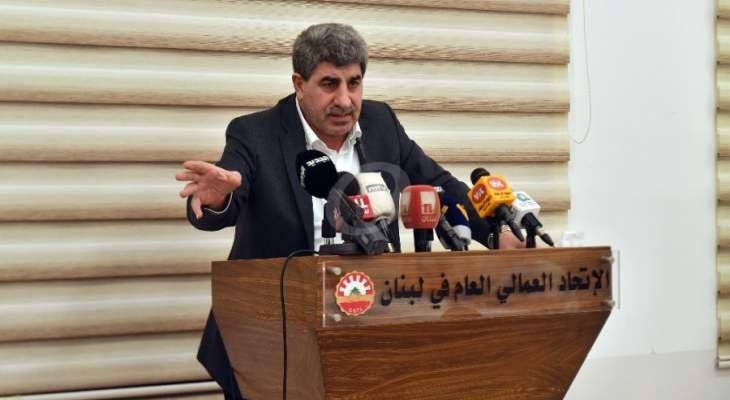 طليس يدعو قطاع النقل الى الاجتماع الاثنين