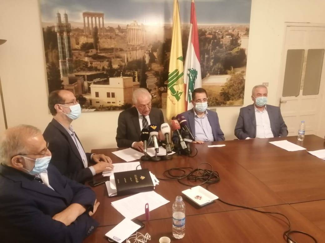 تكتل بعلبك الهرمل: للتعاطي بإيجابية مع العرض الإيراني