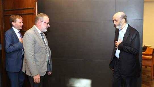 جعجع استقبل سفير النروج