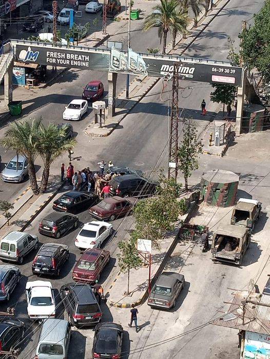 قطع طريق البداوي الدولي والجيش يسعى لفتحها
