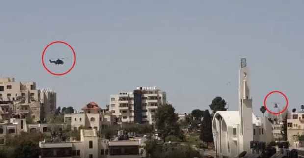 مروحيات أردنية تصل الى مقر الرئاسة الفلسطينية لنقل عباس إلى عمان