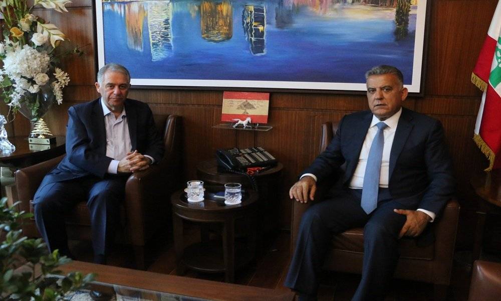 ابراهيم استقبل السفير الفلسطيني