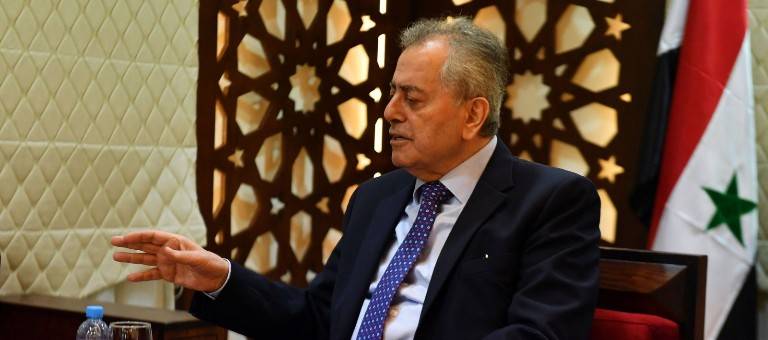 وفد من الوفاء اللبناني زار السفير السوري مهنئا