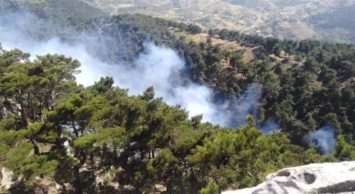 حريق بعكار العتيقة والدفاع المدني يواجه صعوبة بإخماده