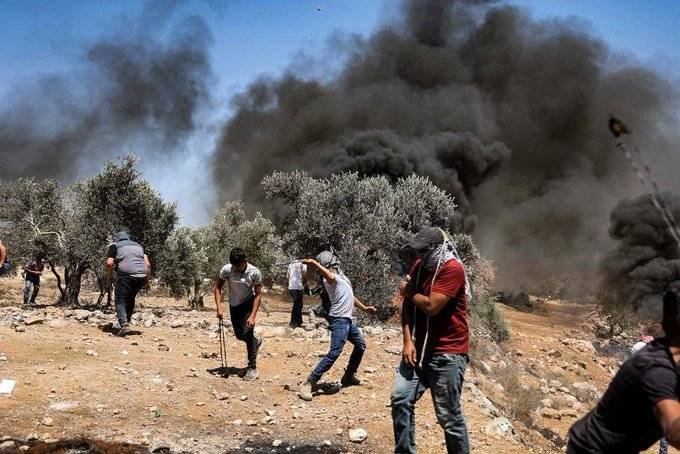 مواجهات عنيفة خلال مسيرات منددة بالاستيطان في الضفة