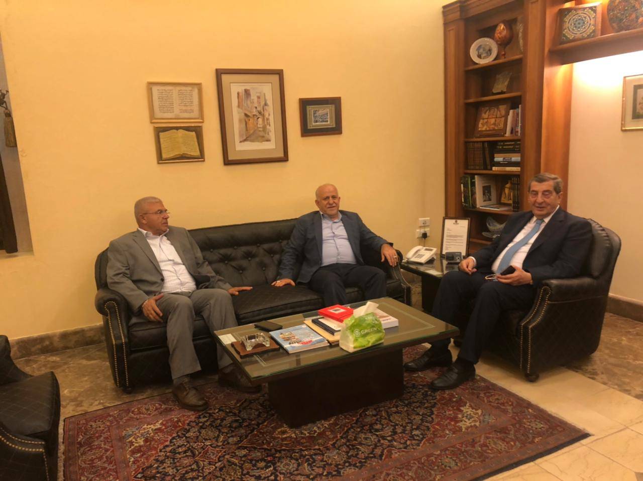 الفرزلي عرض مع قبلان تلوث بحيرة القرعون
