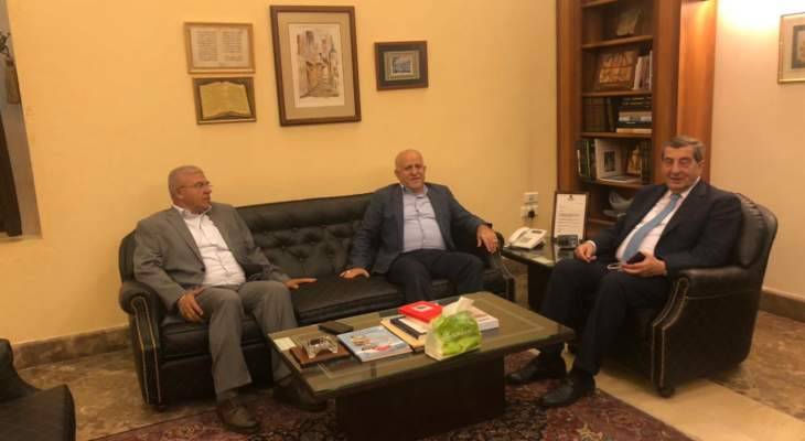 الفرزلي عرض مع قبلان للوضع الحكومي وتلوث بحيرة القرعون ومجرى الليطاني